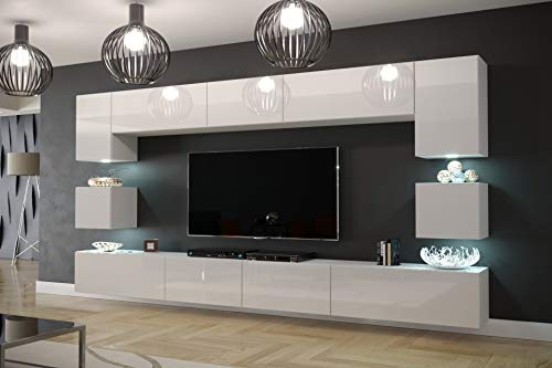 Furnitech Modernes TV Möbel mit LED