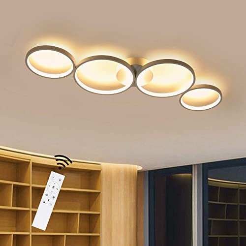 GBLY LED Dimmbar Deckenlampe Modern Wohnzimmerlampe