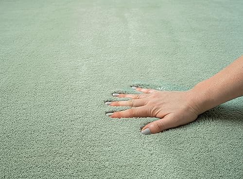 Wohnzimmerteppich im Bild: the carpet Relax kuscheliger Kurzflor Teppich