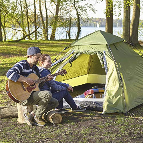 Wurfzelt im Bild: Lumaland Pop Up Camping Zelt