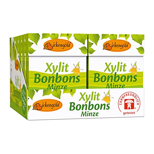 Birkengold Xylit Bonbons Minze zuckerfrei