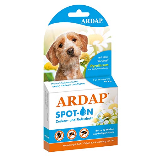ARDAP Spot On für Hunde bis 10kg- Natürlicher Wirkstoff