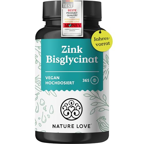 Nature Love Zink - 365 Tabletten (1 Jahr)
