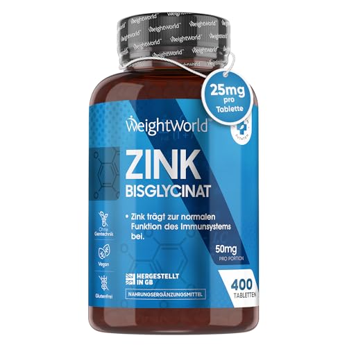 WeightWorld Zink - 400 vegane Tabletten