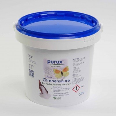 Zitronensäure im Bild: purux Zitronensäure Pulver 5kg