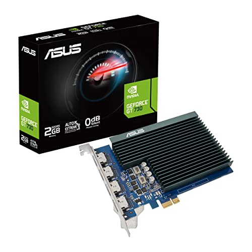 ASUS GeForce GT 730 2GB DDR5 Grafikkarte (90YV0H20-M0NA00)