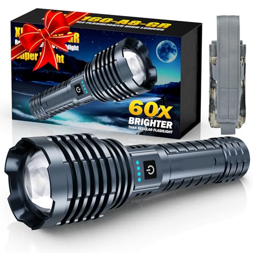 Weoxi Super Bright Rechargeable Flashlights 1200000 High