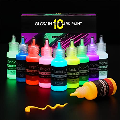 Magicfly Acrylic Glow in The Dark Paint