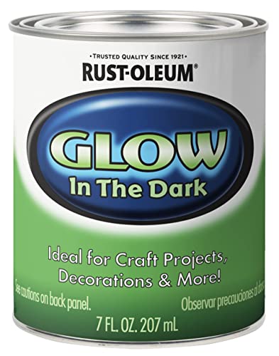 Rust-Oleum 214945 Glow in The Dark Brush On Paint