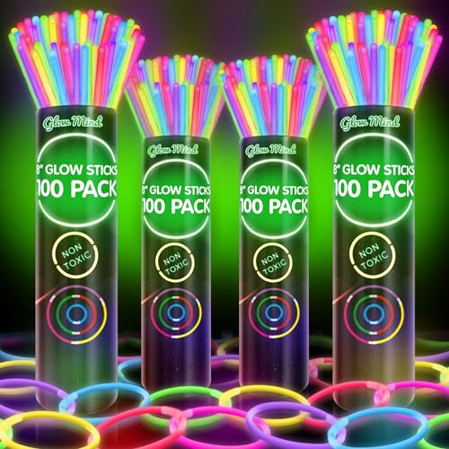 400 Ultra Bright Glow Sticks Bulk