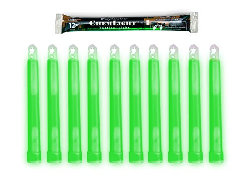 Cyalume Military Grade Green Glow Sticks