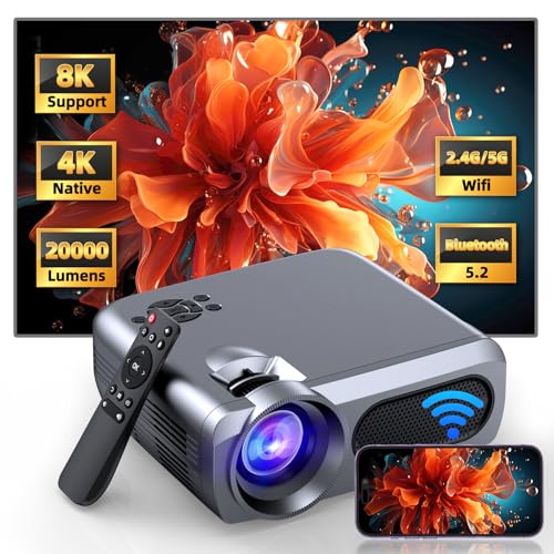 BBianLyy Projector with WiFi and Bluetooth