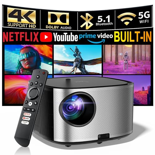 MEER 4K Projector with WiFi and Bluetooth