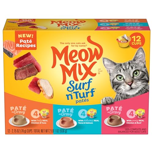 Meow Mix Paté in Gravy Wet Cat Food Variety Pack