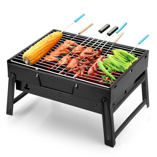 himaly Barbecue Grill Portable BBQ Charcoal