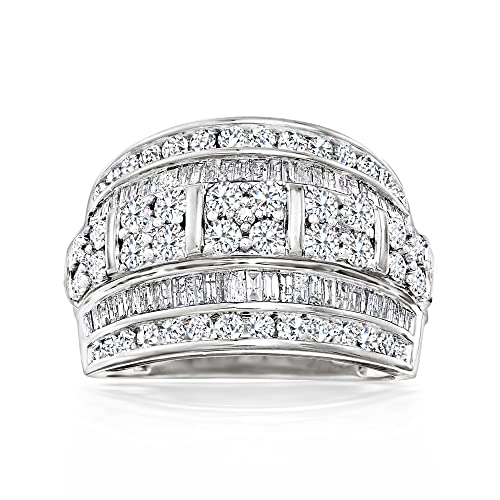 Ross-Simons 2.00 ct. t.w. Baguette and Round Diamond Multi