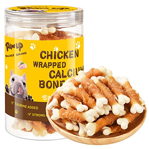 PAWUP Dog Treats Chicken Wrapped Calcium Bone