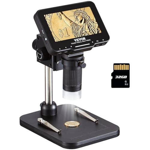 VEVOR LCD Digital Microscope for Adults Kids