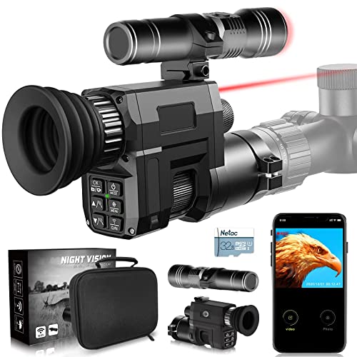 Hojocojo WiFi Digital Night Vision Scope for Rifles