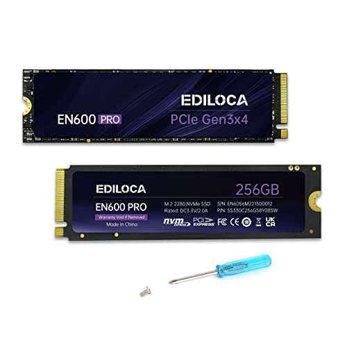 Ediloca EN600 PRO SSD 256GB PCle 3.0x4