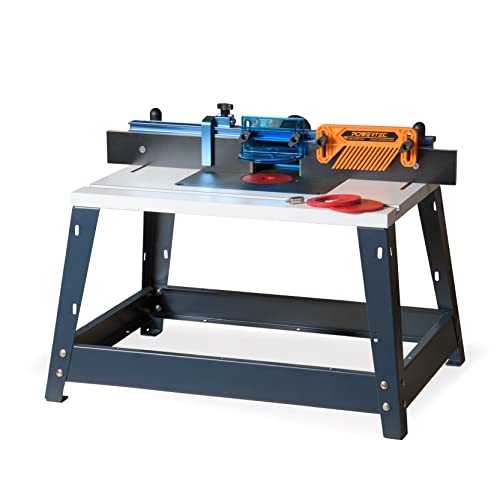 POWERTEC 71402 Bench Top Router Table and Fence Set