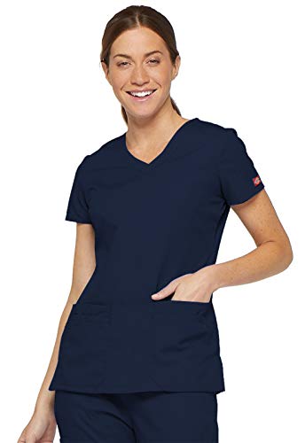 Dickies Womens Signature V-Neck Top with Multiple