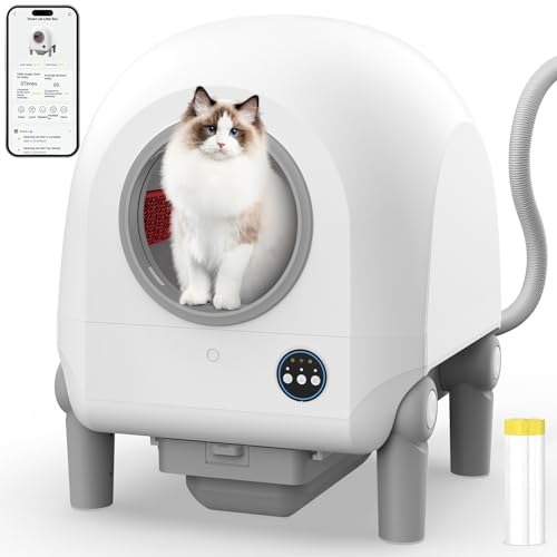 omzer Self Cleaning Cat Litter Box: