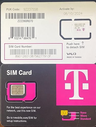 SIMBROS T-Mobile SIM Card R15 5G