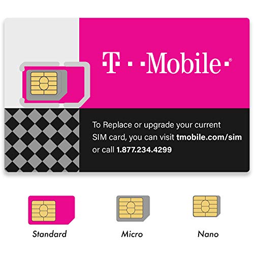 T-Mobile 2 Pack) Authentic Official SIM Card Micro