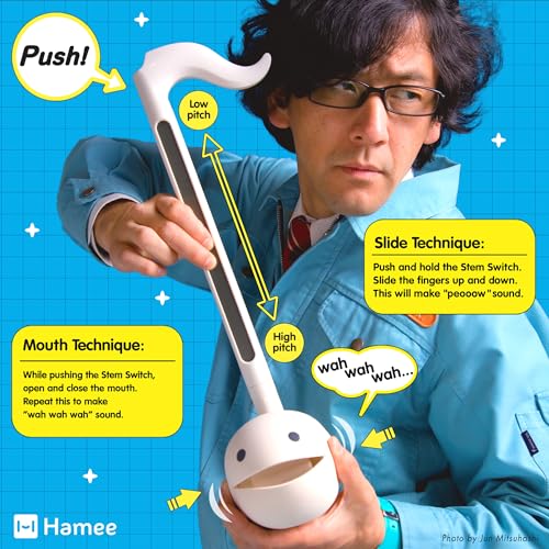 Pictured Cheapest Synthesizer: Otamatone Deluxe Electronic Musical Instrument for Adults