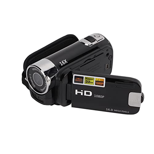 Dpofirs Video Camera Camcorder 1080P 16MP