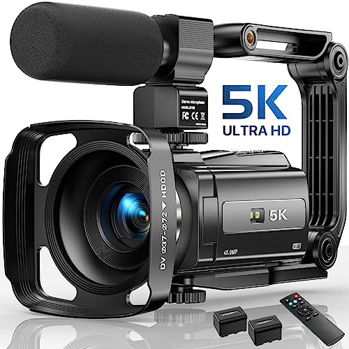 FJFJOPK 5K Video Camera Camcorder