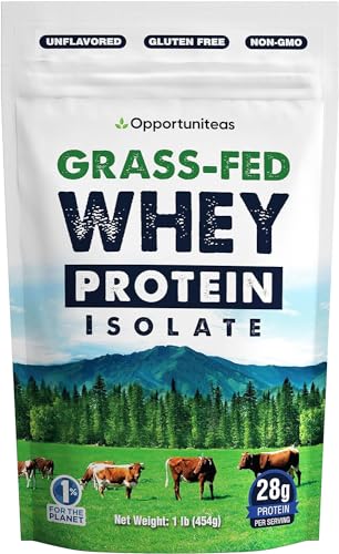 Opportuniteas Grass Fed Whey Protein Isolate Powder