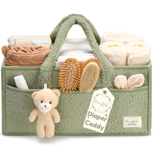 PeraBella Baby Diaper Caddy Organizer for Changing Table