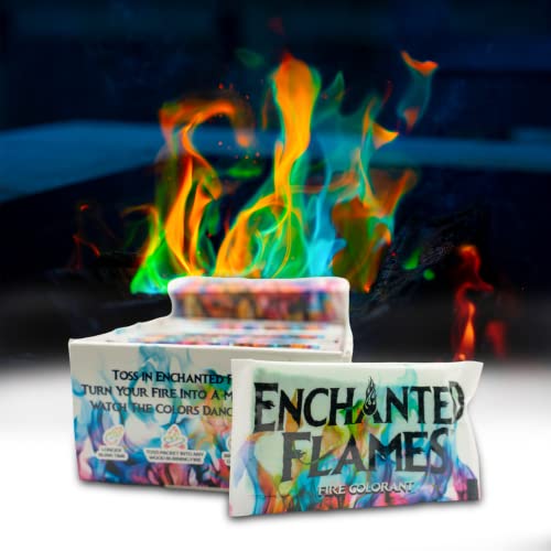 ENCHANTED FLAMES Pack of 12 Fire Changing