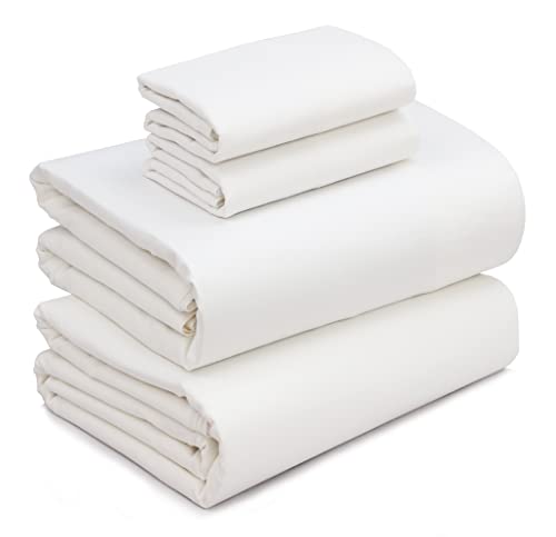 RUVANTI 100% Cotton Sheets for Queen Size Bed