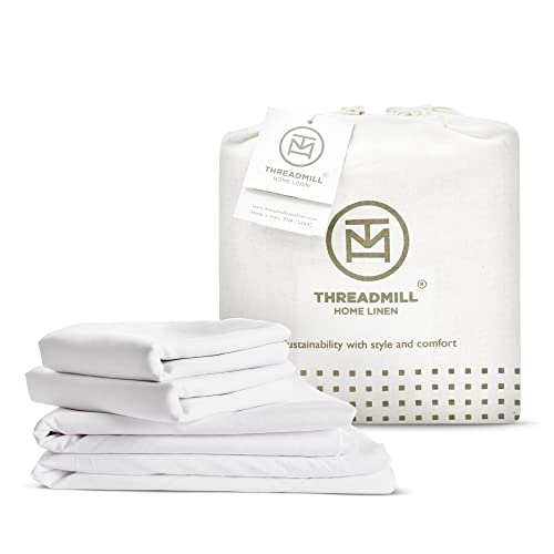 Threadmill 100% Organic Cotton Sheets for Queen Size Bed