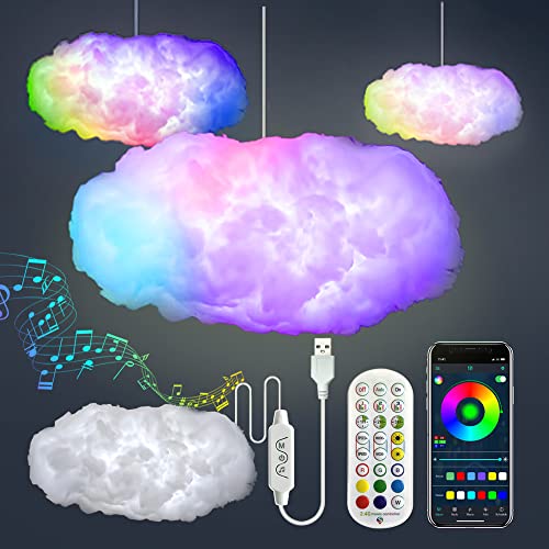 ZOKON 3D Big Cloud lightning Light