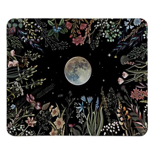 hold fizz Flower Moon Mouse Pad