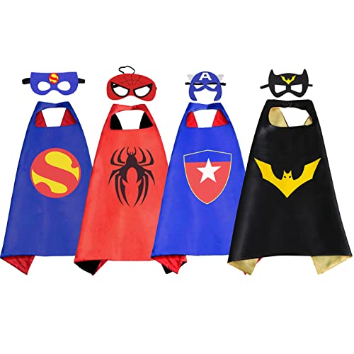 RioRand Kids Superhero Capes and Masks