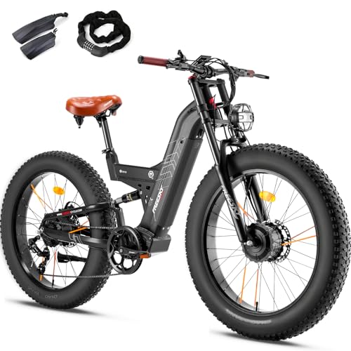 FREESKY Dual 1000W Motors Electric Bike for Adults 38+MPH