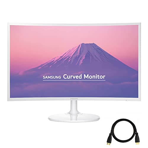 Samsung Curved White Monitor for Business