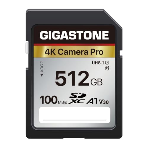 Gigastone 512GB SD Card V30 SDXC