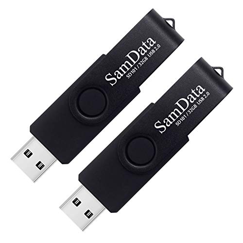 SamData 32GB USB Flash Drives 2 Pack