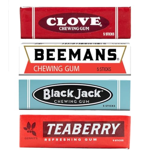 Generic Nostalgic Chewing Gum Black Jack