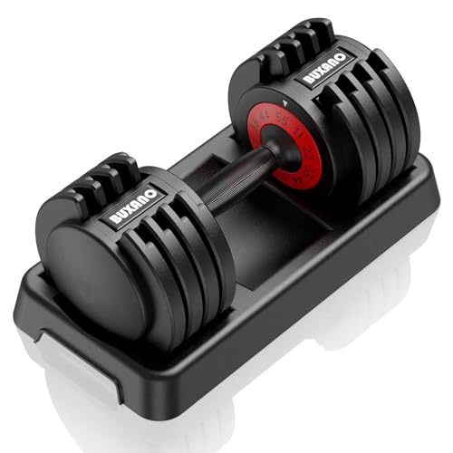 BUXANO Adjustable Dumbbell 55LB 5 In