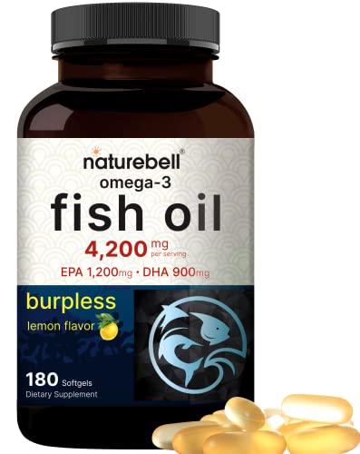 NatureBell Omega 3 Fish Oil 4,200mg