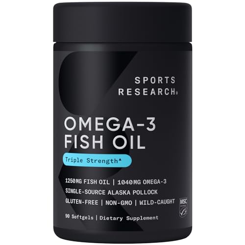 Sports Research Triple Strength Omega 3 Fish Oil