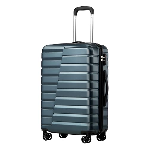 Coolife Luggage Suitcase Carry on Hardside