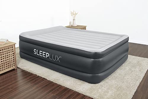 SLEEPLUX Durable Inflatable Air Mattress with Built-in Pump